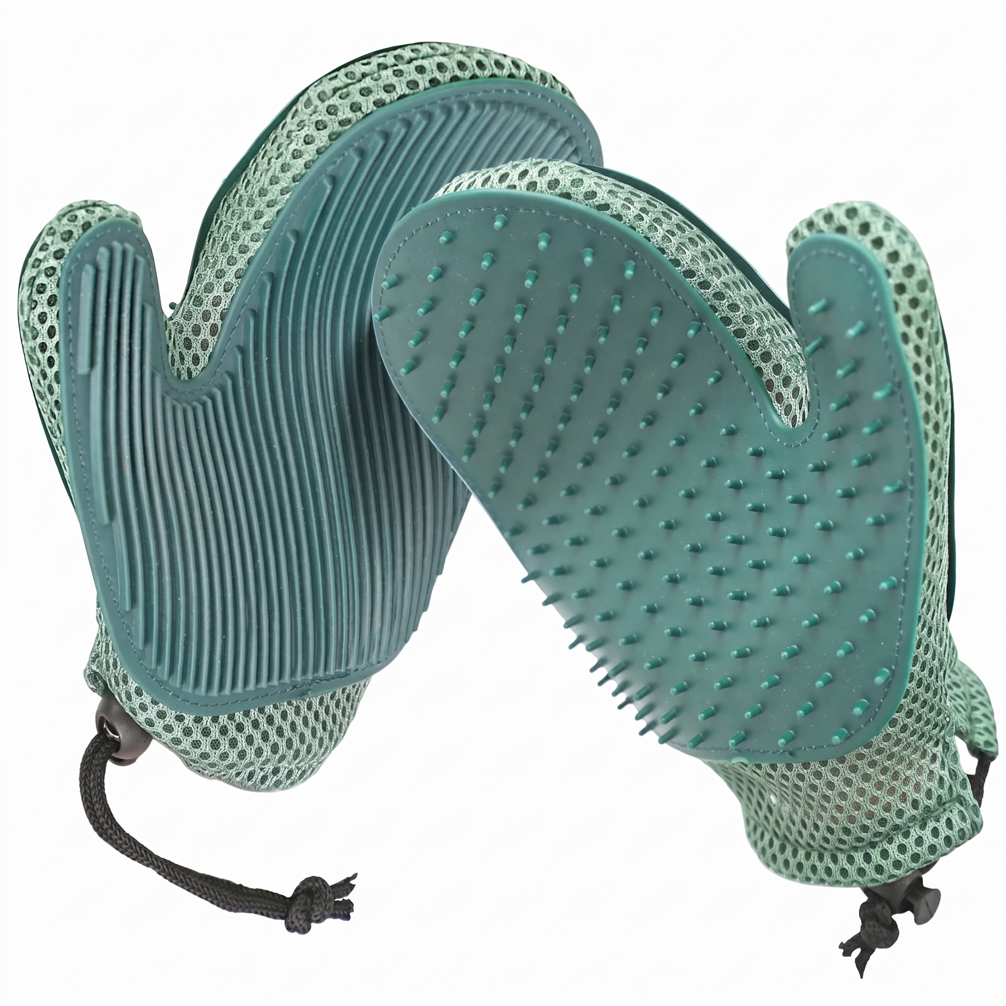 2 in 1 Pet Grooming Glove and Hair Remover Mitt