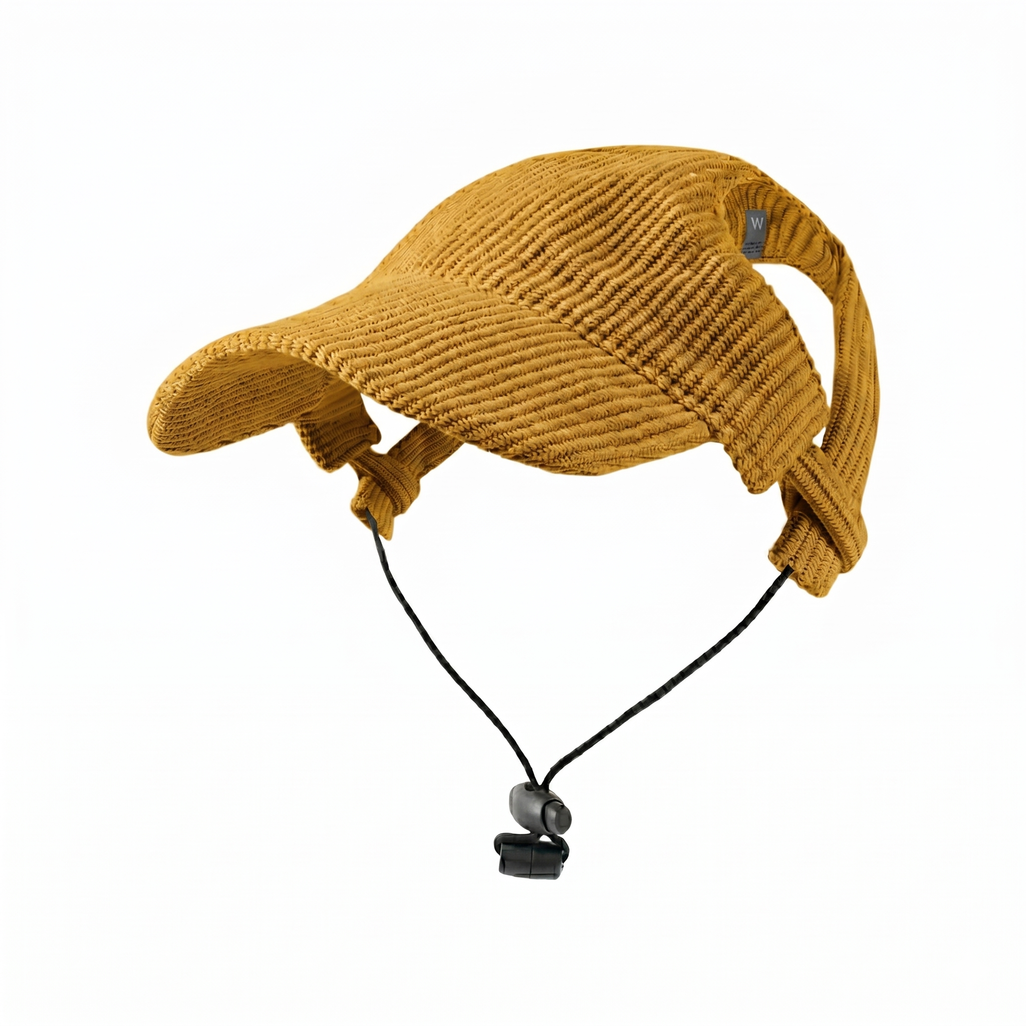 Corduroy Pet Baseball Cap with Ear Holes for Sun Protection