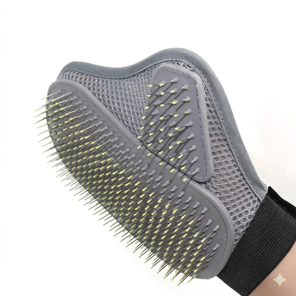 Pet Grooming Deshedding Glove Gentle Hair Removal