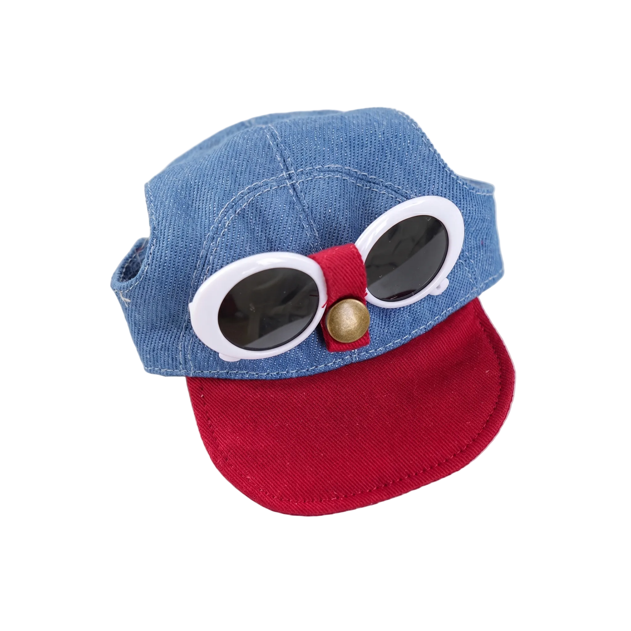 Pet Sun Hat And Sunglasses Set For Dogs And Cats