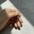 Pet Paw Print Cremation Urn Necklace Keepsake Pendant