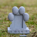 Pet Memorial Stone With Photo Frame For Garden Graves