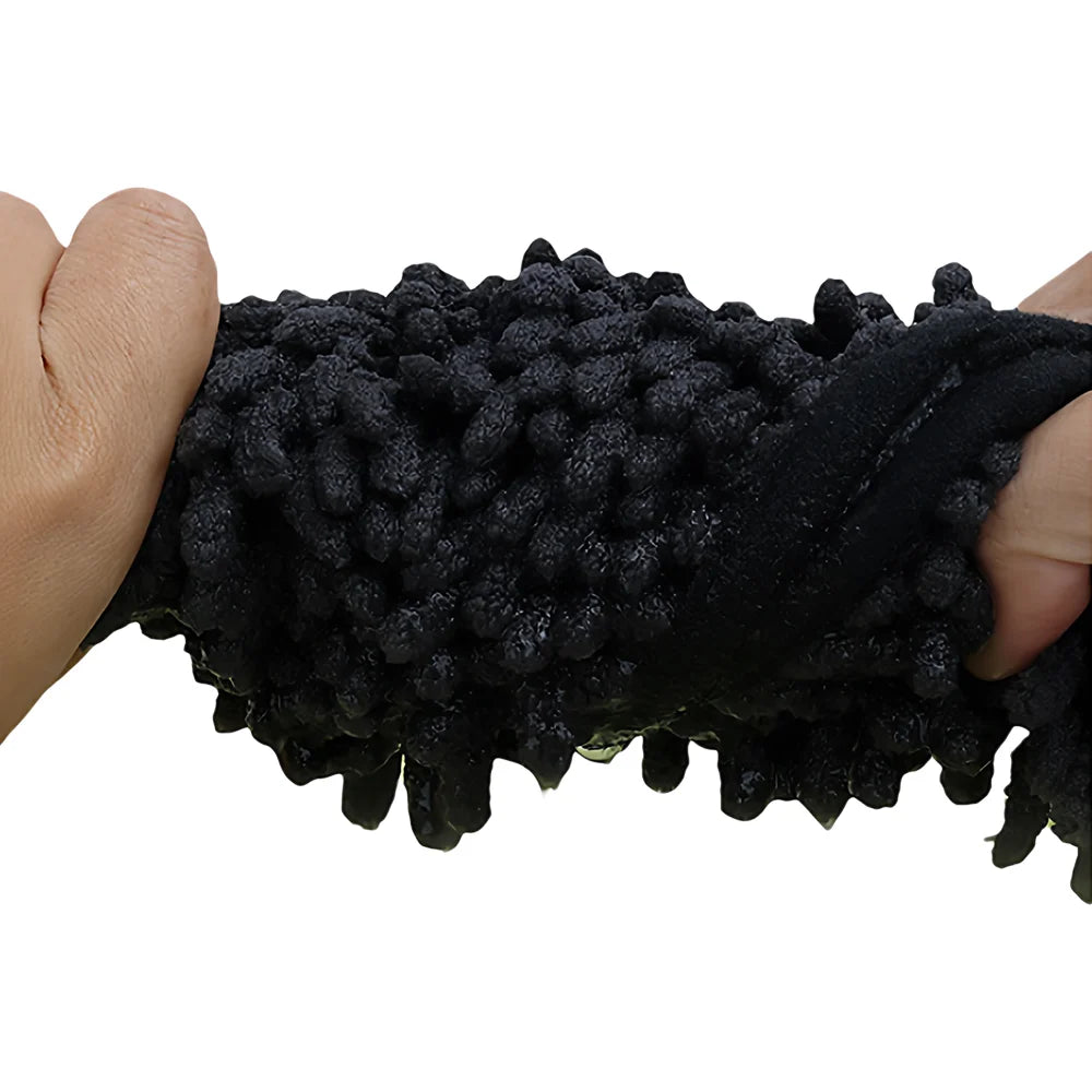 2-in-1 Pet Grooming Bath Glove with Soft Brush